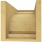 Ekena Millwork 8"W x 16"D x 8"H Wide Hughes Rough Cedar Woodgrain TimberThane Corbel, Primed Tan CORUR08X16X08HUGRCPR - alternate 4